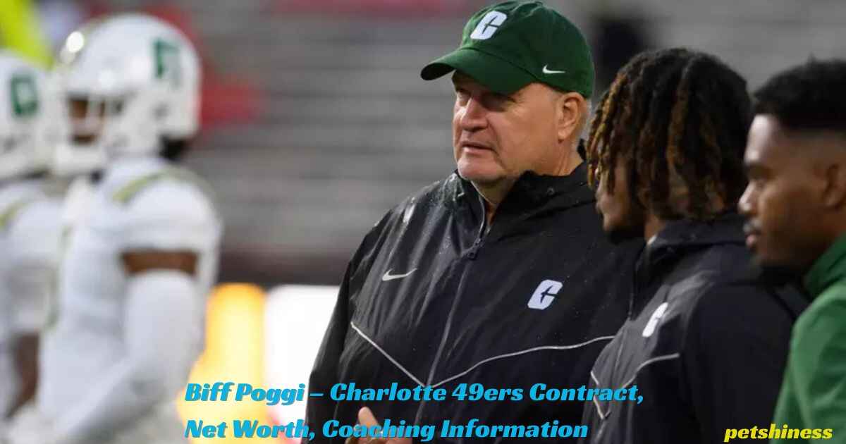 Biff Poggi – Charlotte 49ers Contract, Net Worth, Coaching Information